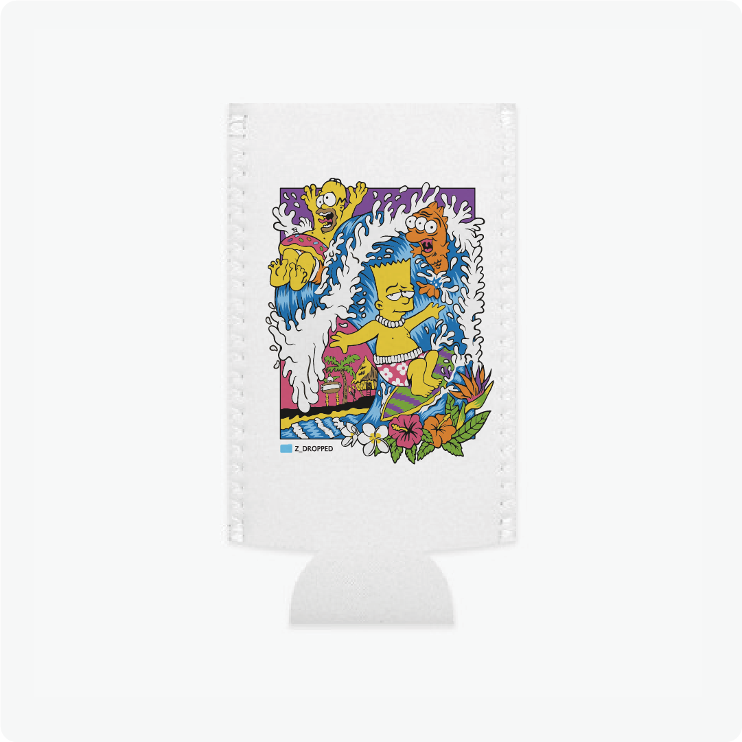 Bartsunami Koozie.