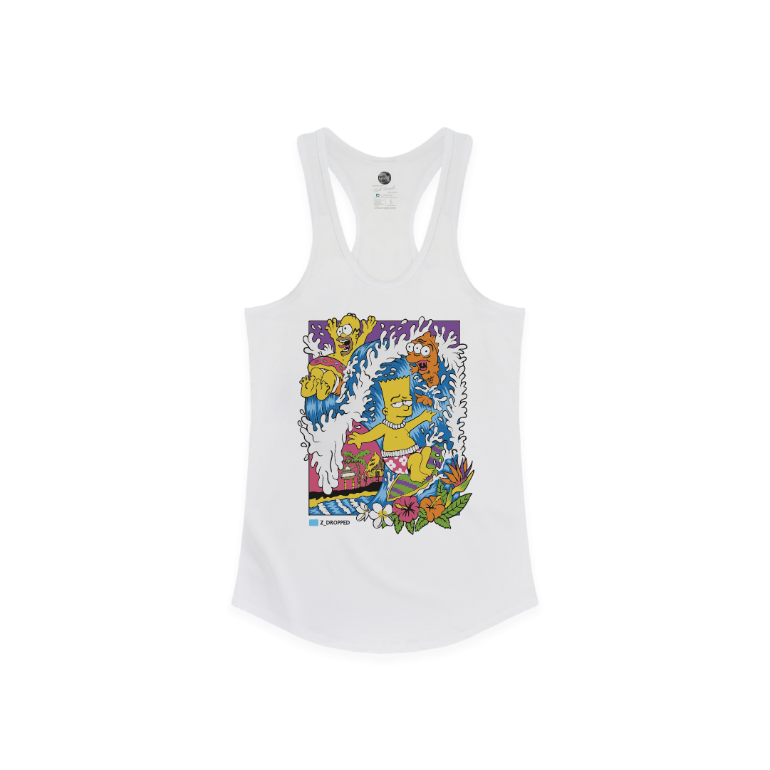 Bartsunami Racer Back Tank.