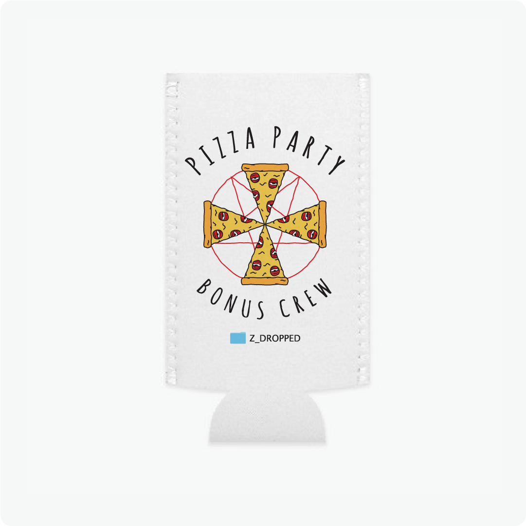 Pizza Cult Koozie.