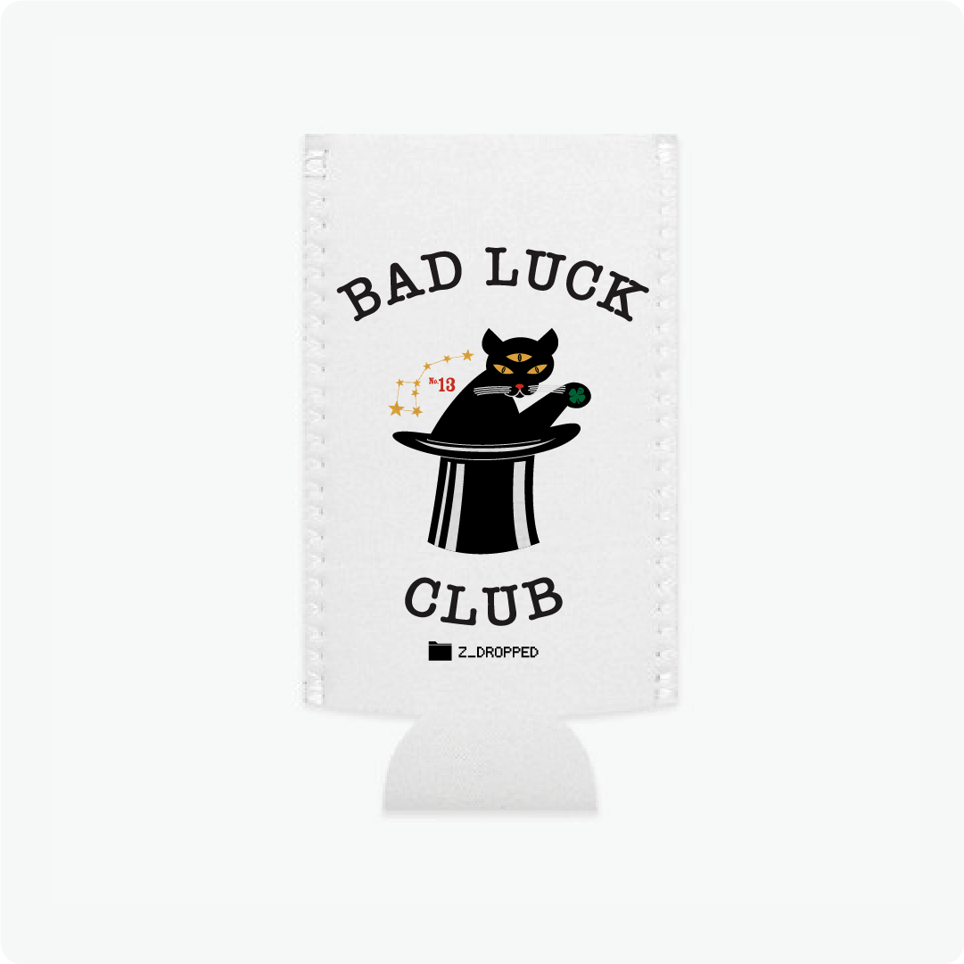 Black Cat Koozie.