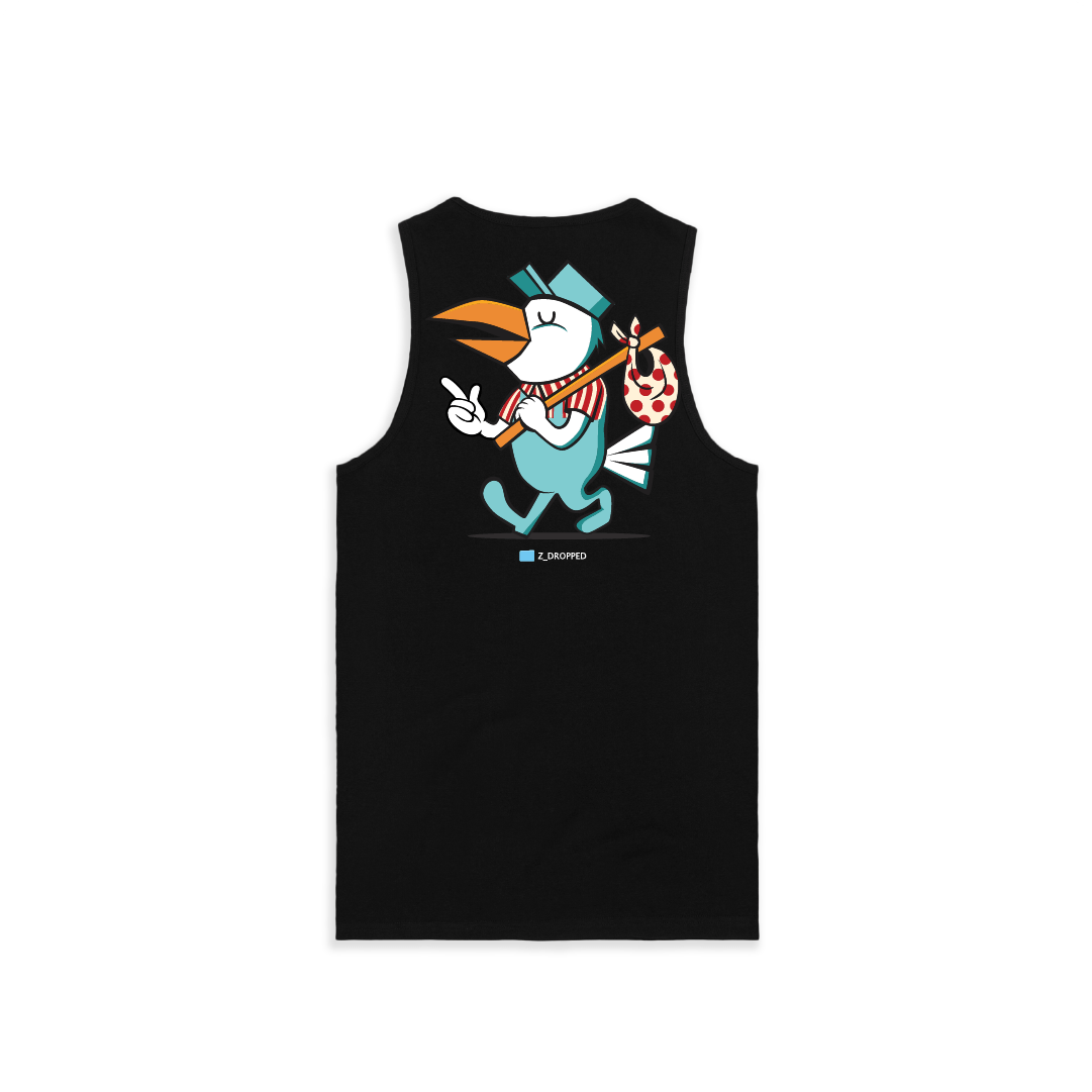 Z_DROPPED - Mens, Unisex - Black - Let Go Tank Top. - By: Fredy Santiago