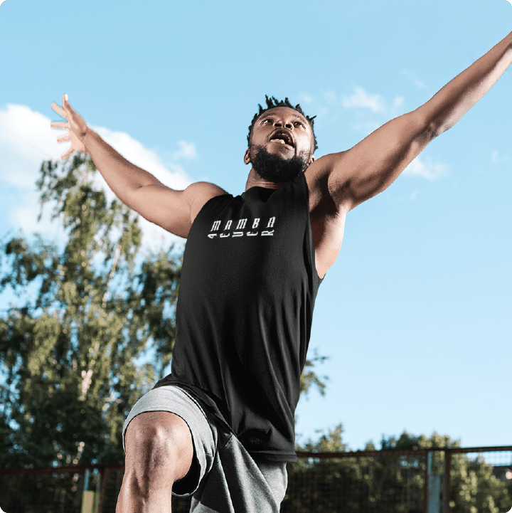 Z_DROPPED - Mens, Unisex - Black - Mamba 8/24 Tank Top. - By: Jose Hurtado