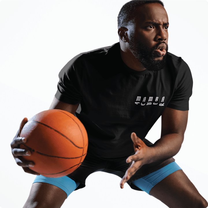 Z_DROPPED - Mens, Unisex - Black - Mamba 8/24 Tee. - By: Jose Hurtado