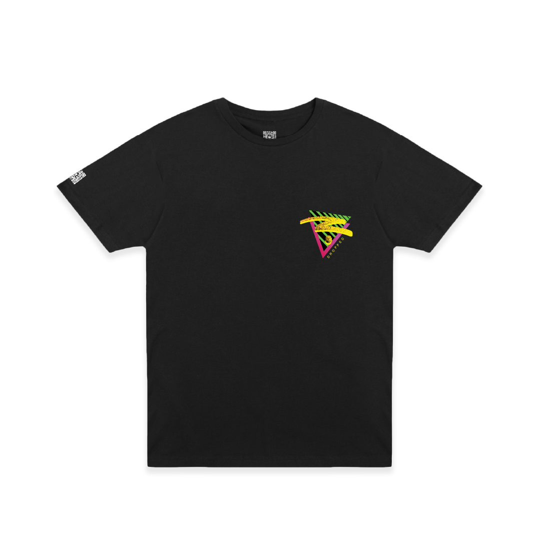Z_DROPPED - Mens, Unisex - Black - Retro Z Tee. - By: Z