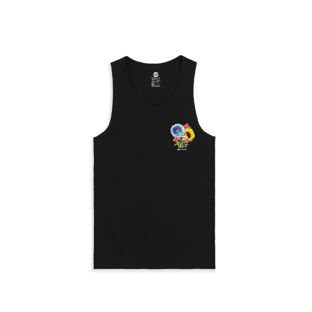 Z_DROPPED - Mens, Unisex, Women - Black - Magic Healing Tank Top. - By: Mark Dayap