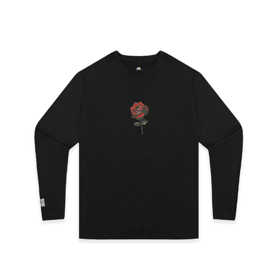 Z_DROPPED - Mens, Unisex, Women - Black - Teach The Living Long Sleeve. - By: Mark Dayap