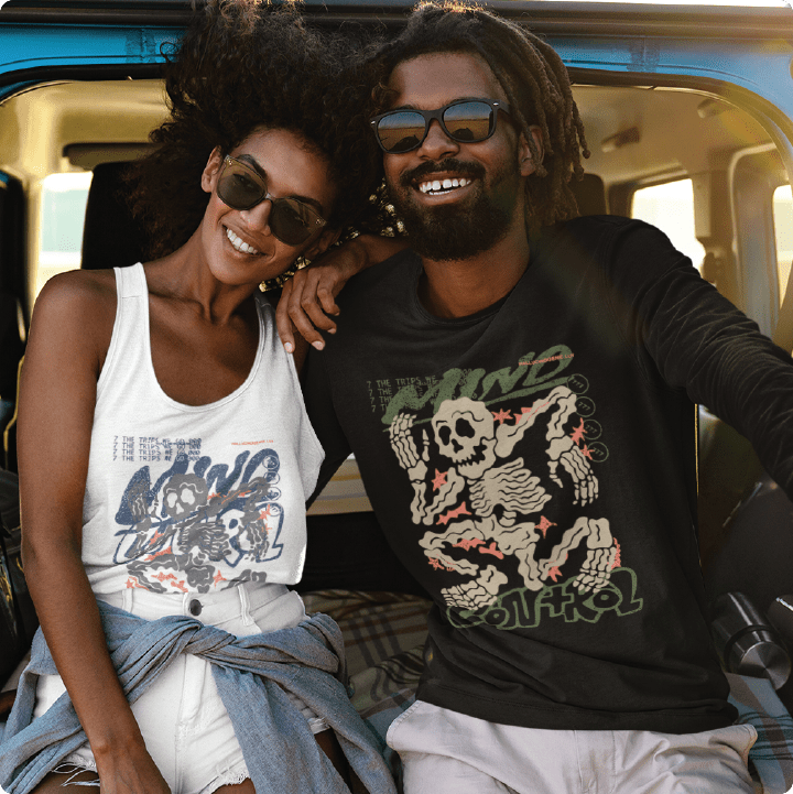Z_DROPPED - Mens, Unisex, Women - Black - Trips We Go On Long Sleeve. - By: Mark Dayap