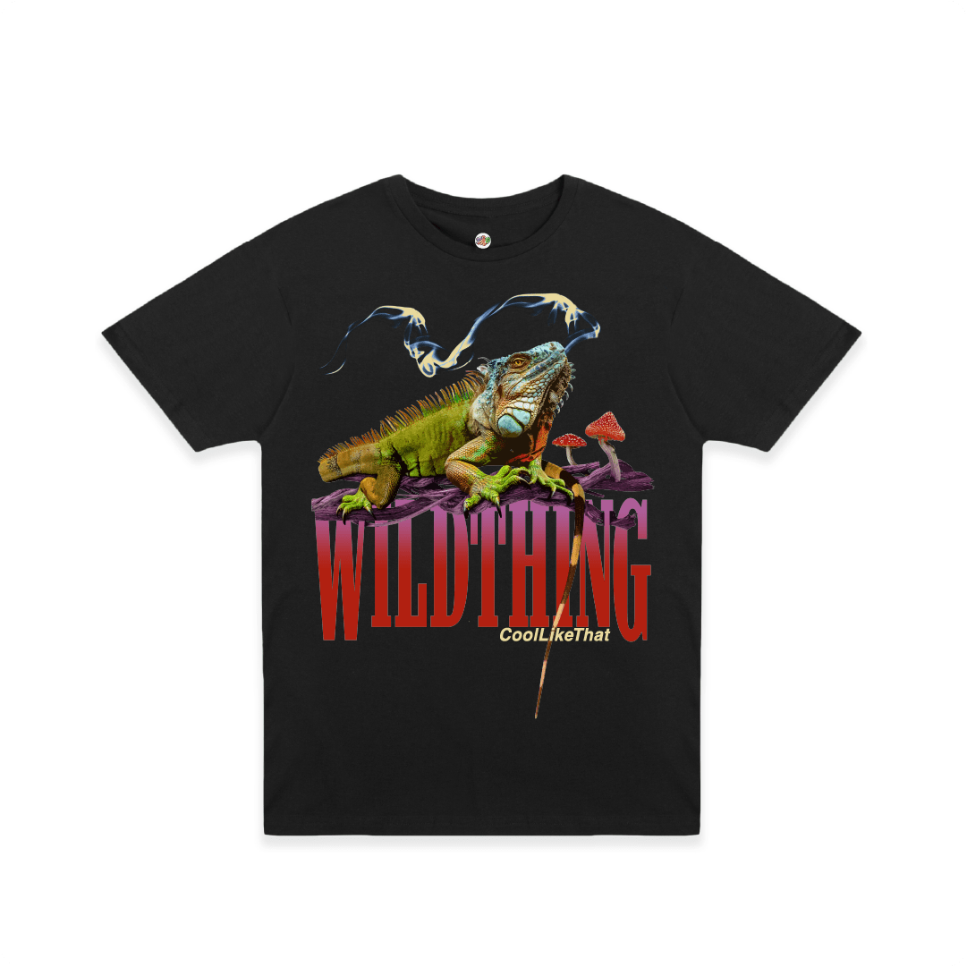 Z_DROPPED - Mens, Unisex, Women - Black - Wild Thing Tee. - By: Mark Dayap