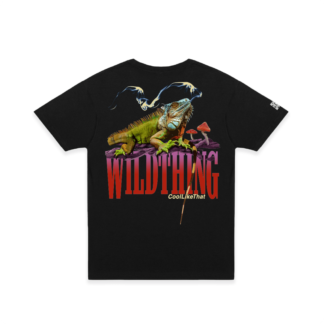 Z_DROPPED - Mens, Unisex, Women - Black - Wild Thing Tee. - By: Mark Dayap