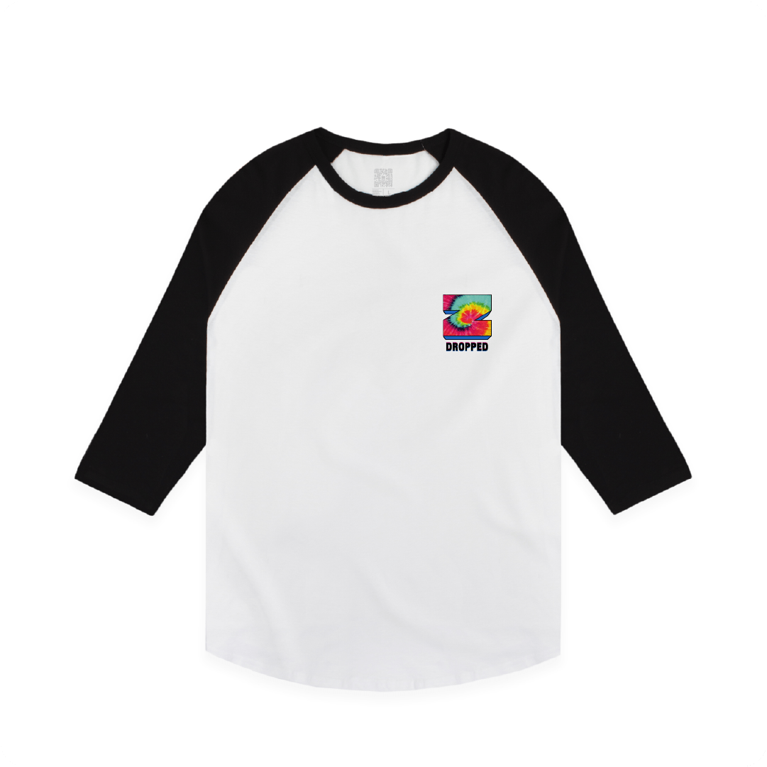 Z_DROPPED - Mens, Unisex - Black / White - Z_INC Raglan. - By: Z