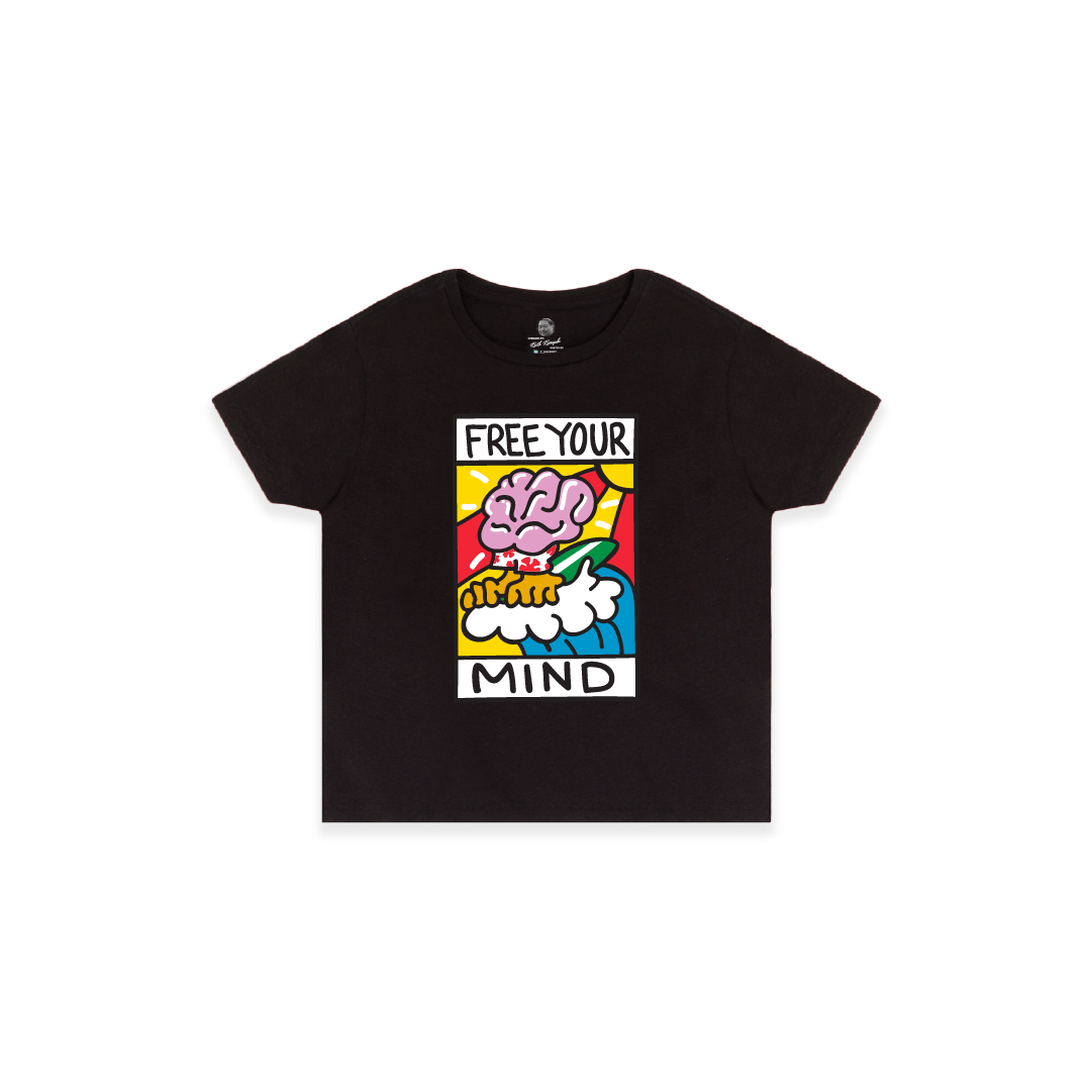 Z_DROPPED - Womens - Black - Free Your Mind High Waist. - By: Keith Kuniyuki