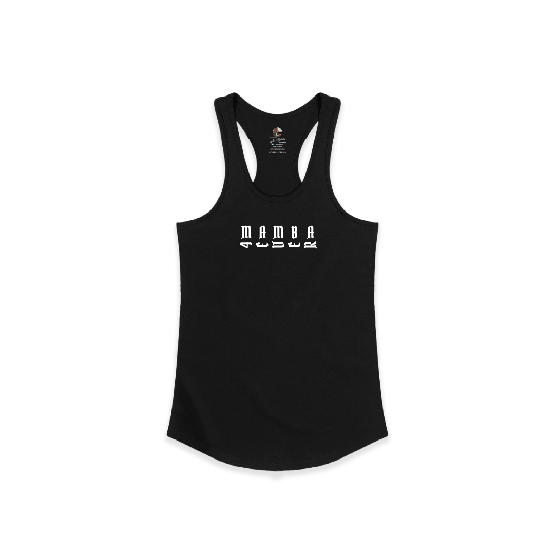 Z_DROPPED - Womens - Black - Mamba 8/24 Racer Back Tank. - By: Jose Hurtado