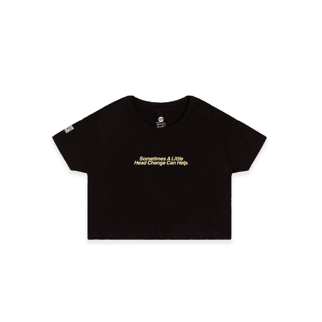 Z_DROPPED - Womens - Black - Wild Thing Crop Top. - By: Mark Dayap