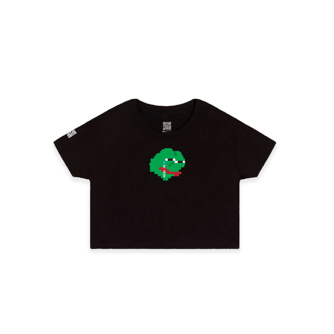 Z_DROPPED - Womens - Black - Zepé Crop Top. - By: Zed Ropped