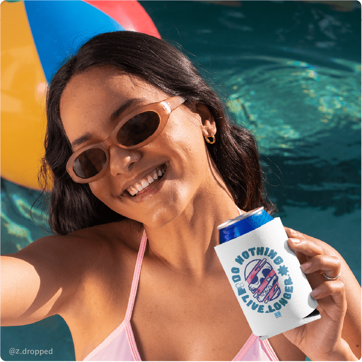 Z_DROPPED - Mens, Unisex, Women - Do Nothing Koozie. - By: Fredy Santiago