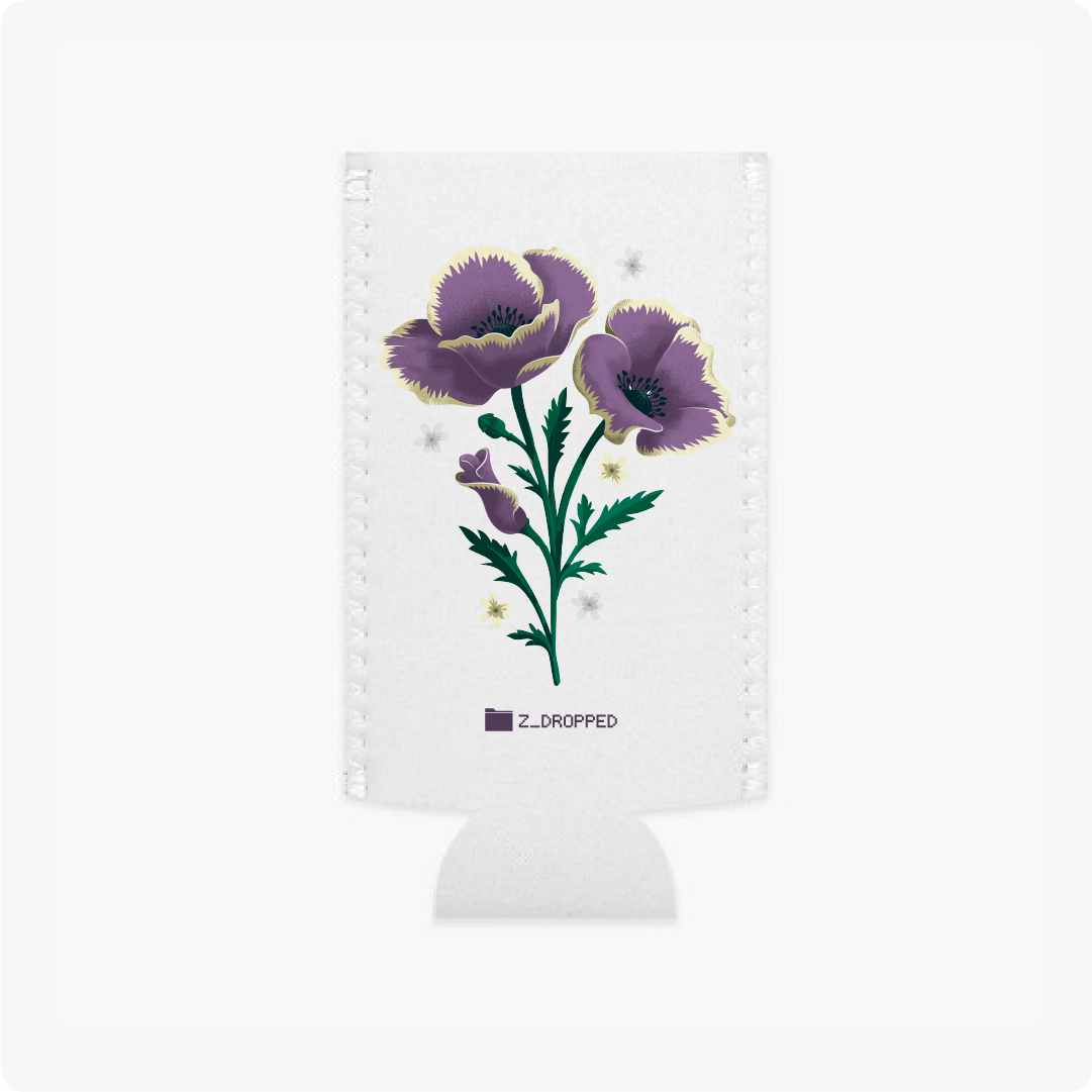 Z_DROPPED - Mens, Unisex, Women - Flor De Vida Koozie. - By: Jose Hurtado