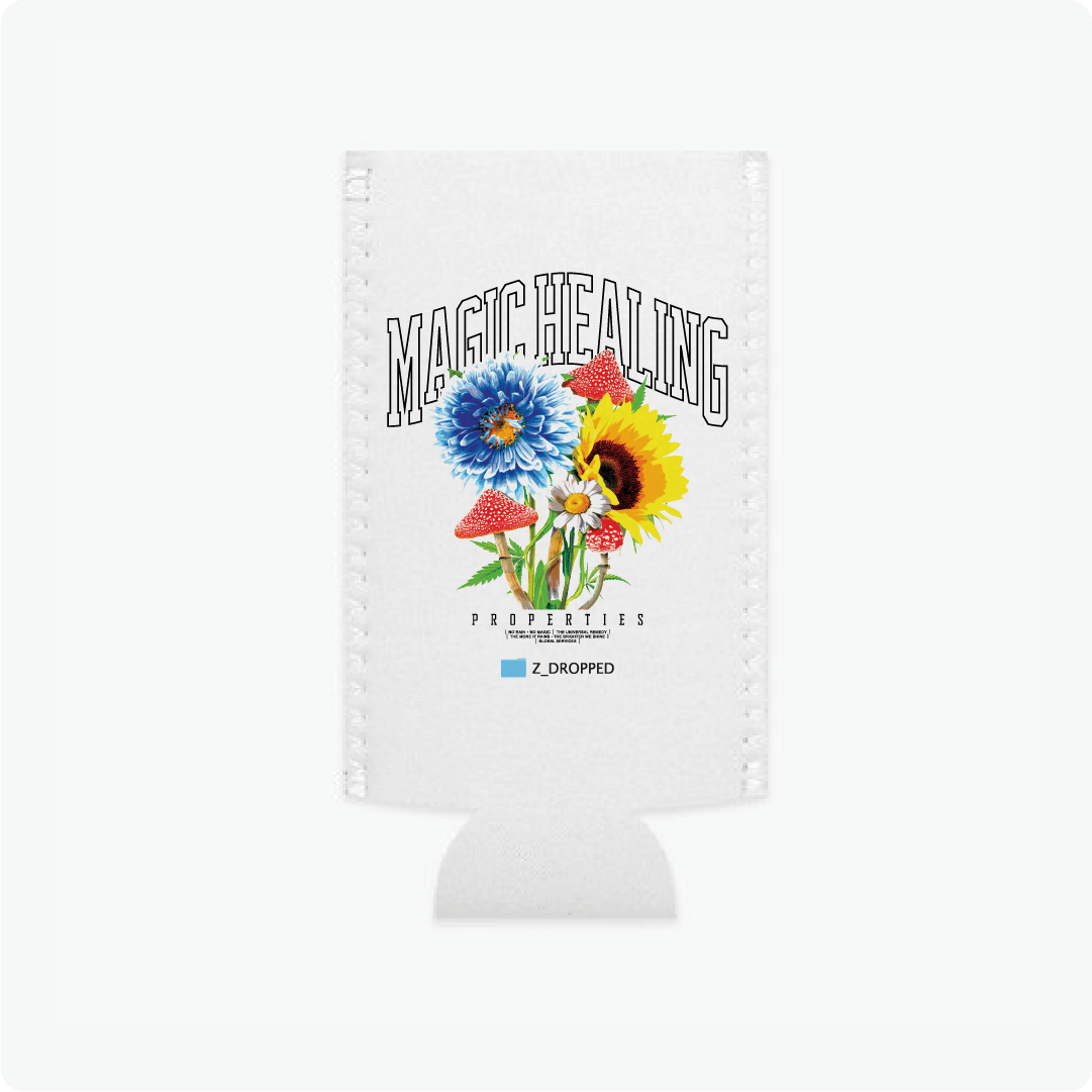 Z_DROPPED - Mens, Unisex, Women - Magic Healing Koozie. - By: Mark Dayap