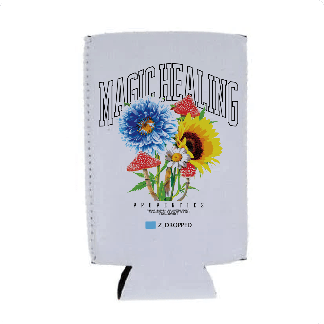 Z_DROPPED - Mens, Unisex, Women - Magic Healing Koozie. - By: Mark Dayap