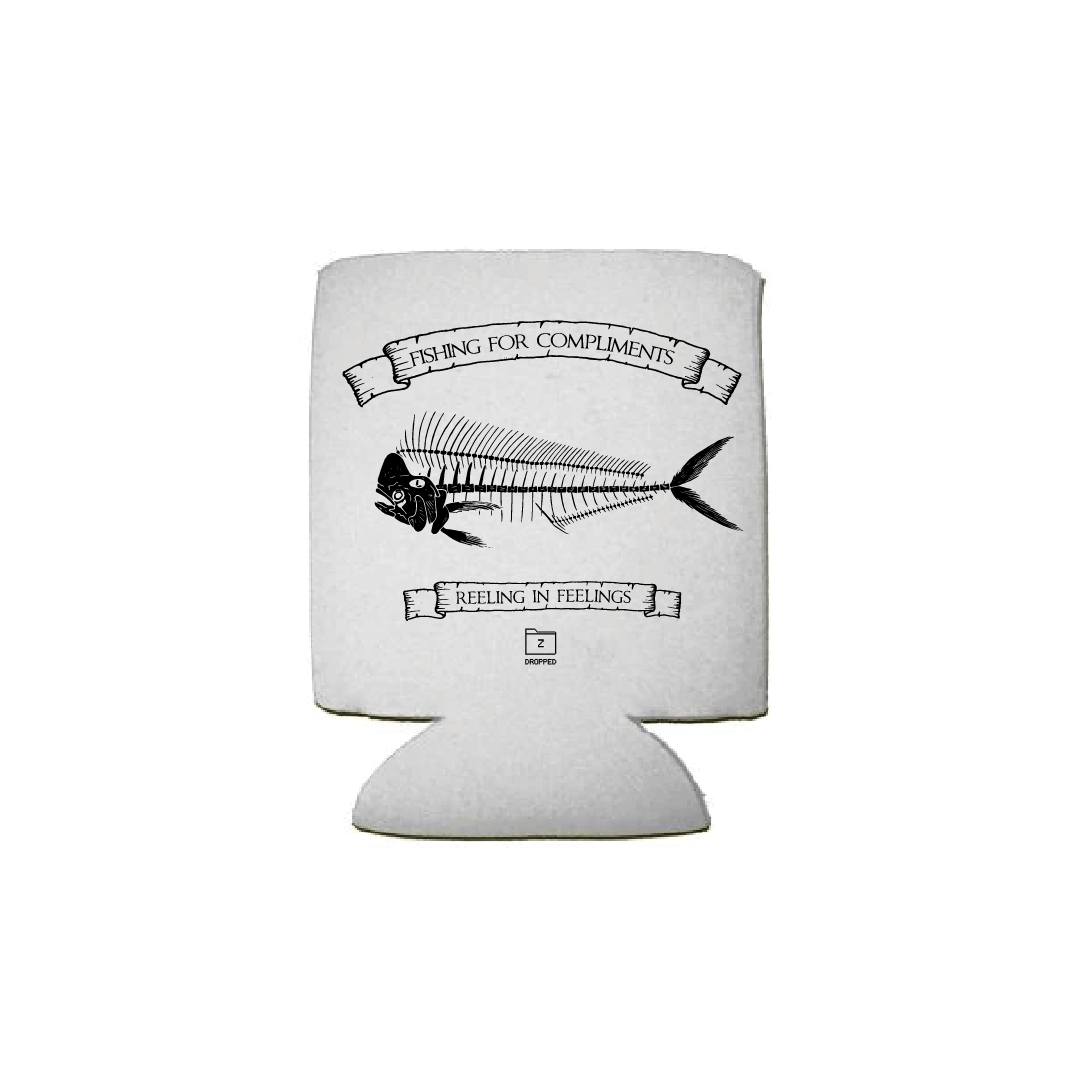 Z_DROPPED - Mens, Unisex, Women - Mahi Bones Koozie. - By: Jose Hurtado