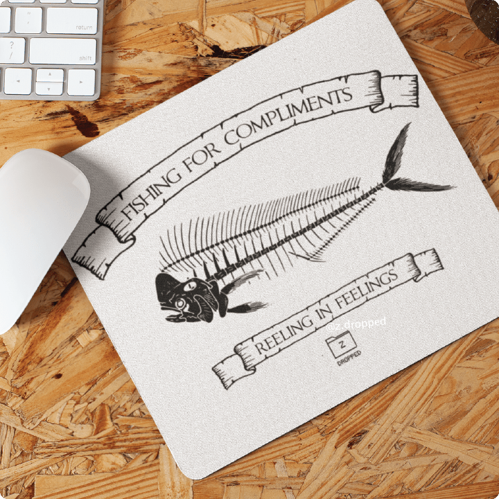 Z_DROPPED - Mens, Unisex, Women - Mahi Bones Mousepad. - By: Jose Hurtado