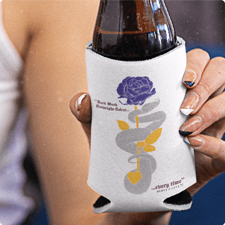 Z_DROPPED - Mens, Unisex, Women - Mamba Quote Koozie. - By: Jose Hurtado