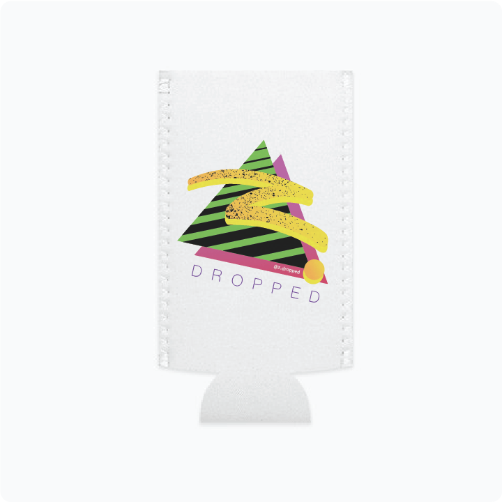 Z_DROPPED - Mens, Unisex, Women - Retro Z Koozie. - By: Z