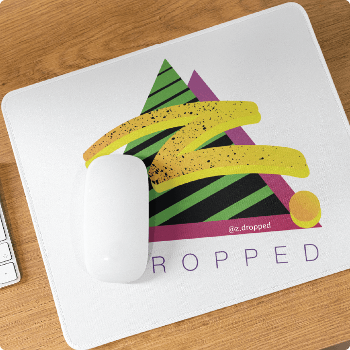 Z_DROPPED - Mens, Unisex, Women - Retro Z Mousepad. - By: Z