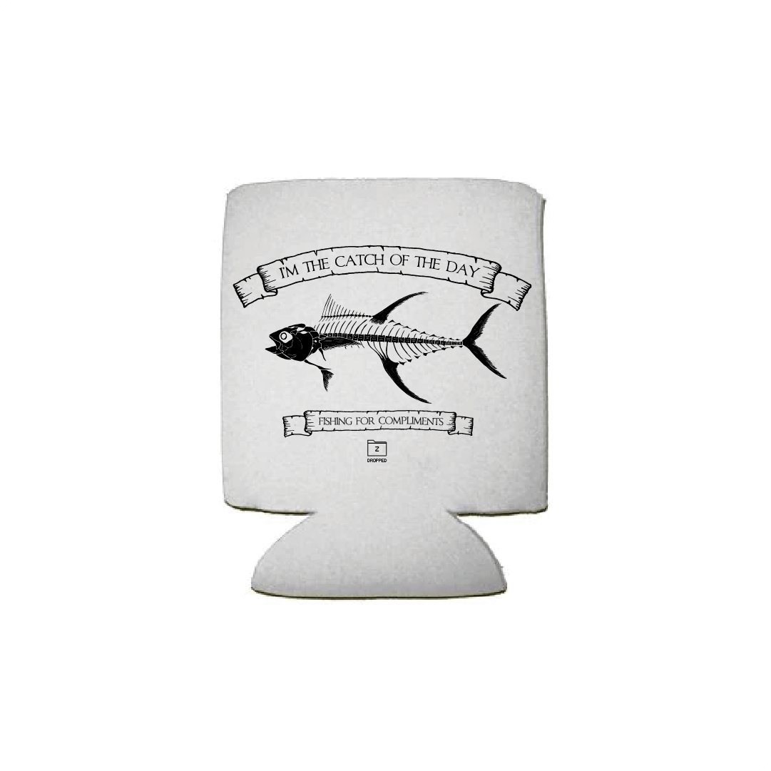 Z_DROPPED - Mens, Unisex, Women - Tuna Bones Koozie. - By: Jose Hurtado