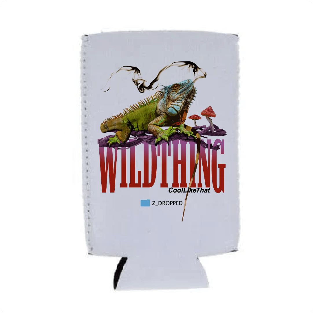 Z_DROPPED - Mens, Unisex, Women - Wild Thing Koozie. - By: Mark Dayap
