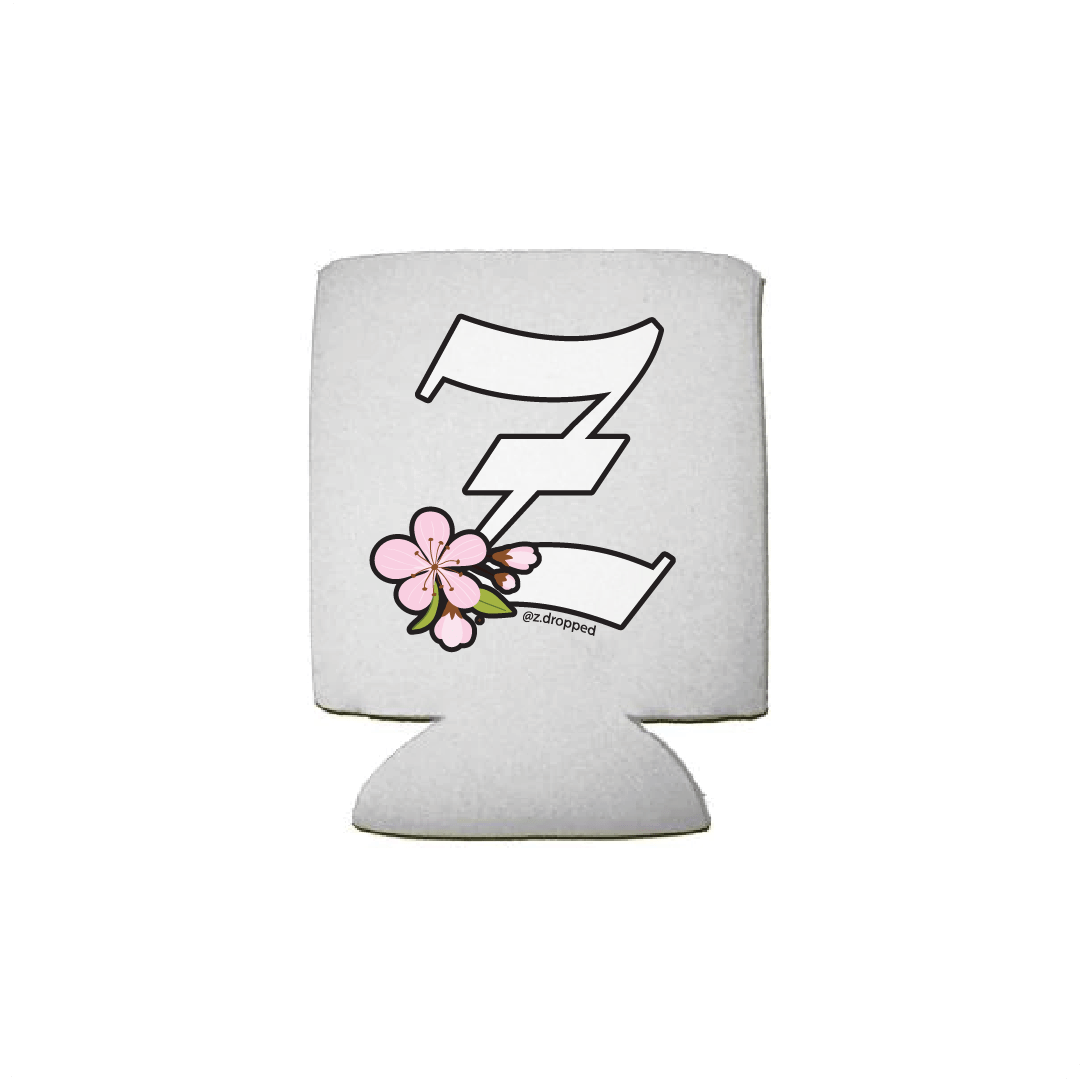 Z_DROPPED - Mens, Unisex, Women - Z_BLOSSOM Koozie. - By: Z