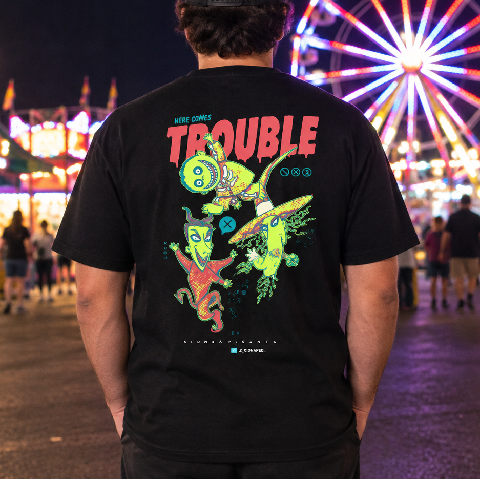 Sandy Claws men’s tee back-view rollover image