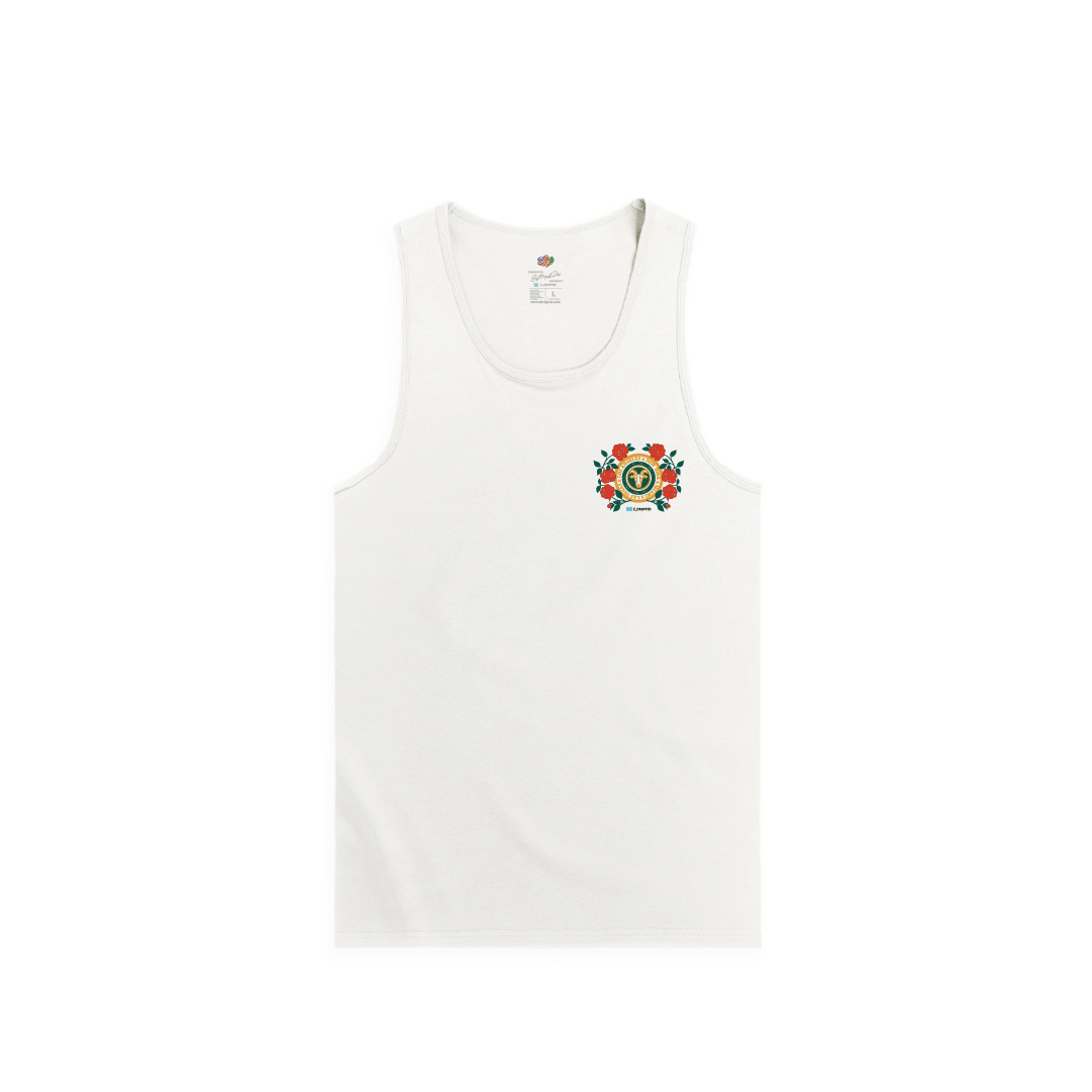 Z_DROPPED - Mens, Unisex, Women - White - Good Fella Tank Top. - By: Mark Dayap