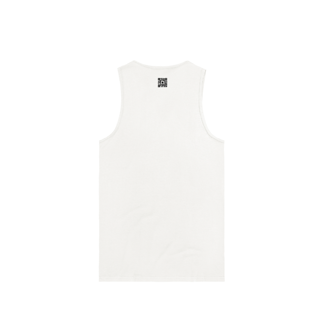 Z_DROPPED - Mens, Unisex, Women - White - Magic Healing Tank Top. - By: Mark Dayap