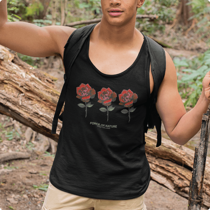 Z_DROPPED - Mens, Unisex, Women - White - Teach The Living Tank Top. - By: Mark Dayap