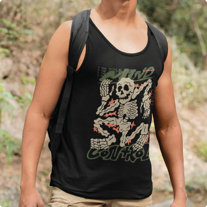 Z_DROPPED - Mens, Unisex, Women - White - Trips We Go On Tank Top. - By: Mark Dayap