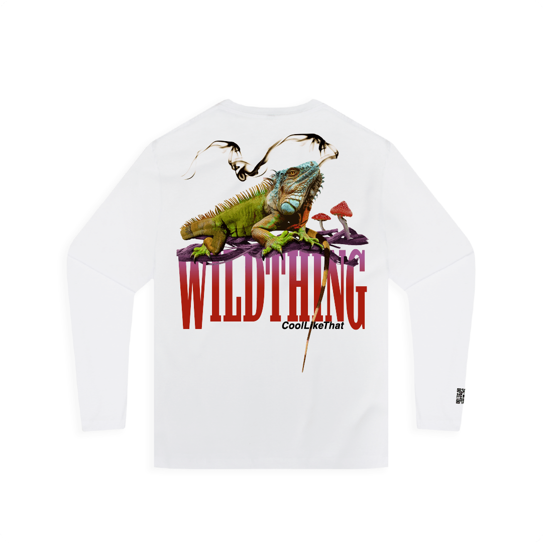 Z_DROPPED - Mens, Unisex, Women - White - Wild Thing Long Sleeve. - By: Mark Dayap