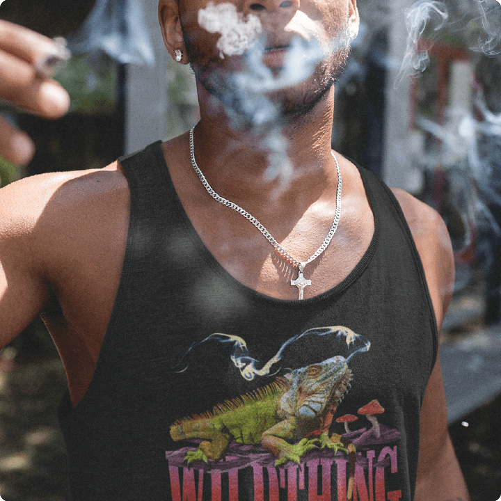 Z_DROPPED - Mens, Unisex, Women - White - Wild Thing Tank Top. - By: Mark Dayap