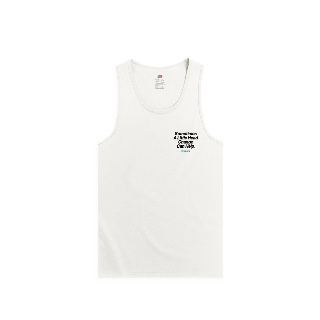Z_DROPPED - Mens, Unisex, Women - White - Wild Thing Tank Top. - By: Mark Dayap