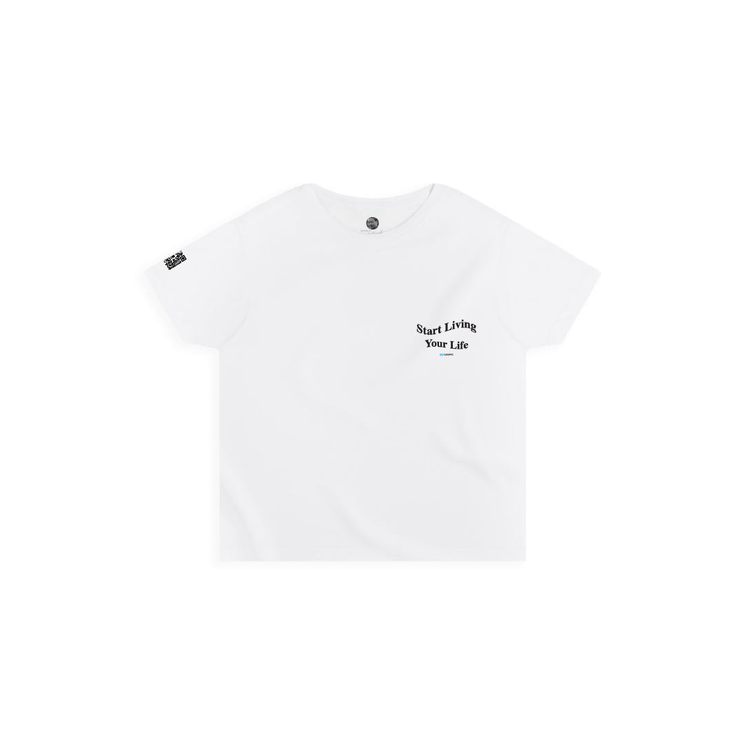 Z_DROPPED - Womens - White - Live Your Life High Waist. - By: Keith Kuniyuki