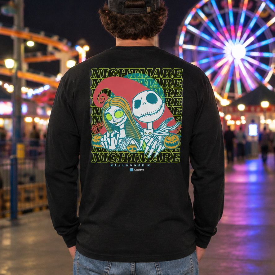 Nightmare long-sleeve back-view attempt