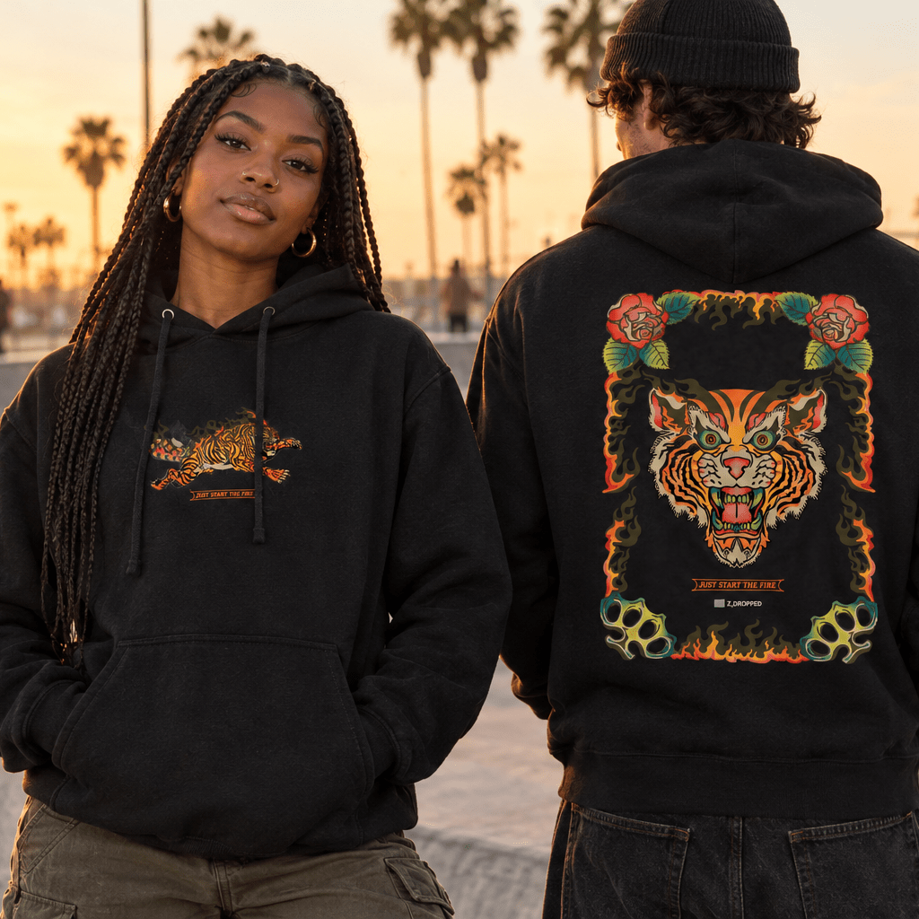 Exotics hoodie at the skatepark with a new model pair