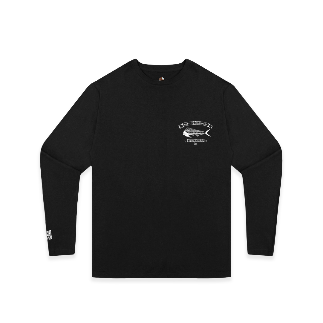 Z_DROPPED - Mens, Unisex - XS - Mahi Bones Long Sleeve. - By: Jose Hurtado