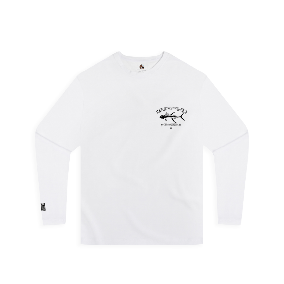 Z_DROPPED - Mens, Unisex - XS - Tuna Bones Long Sleeve. - By: Jose Hurtado