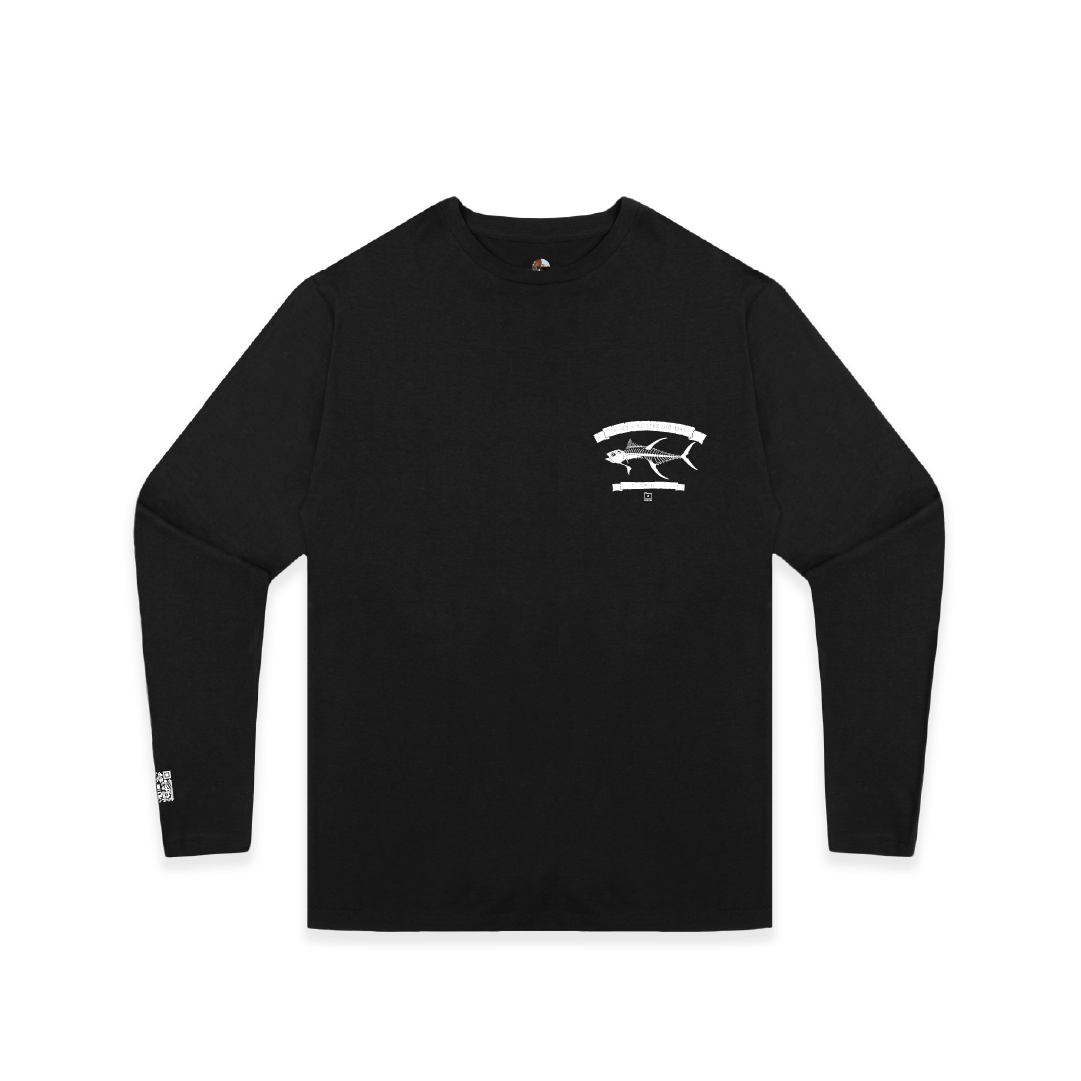 Z_DROPPED - Mens, Unisex - XS - Tuna Bones Long Sleeve. - By: Jose Hurtado
