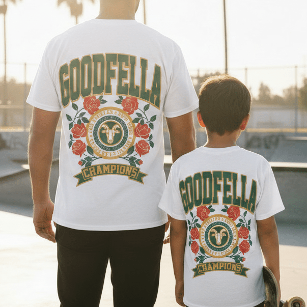 Goodfella - White Tees Back Shot SoCal