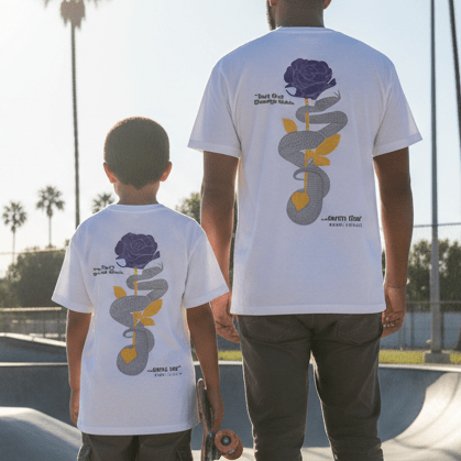 Mamba Quote - White Tee Back Shot SoCal