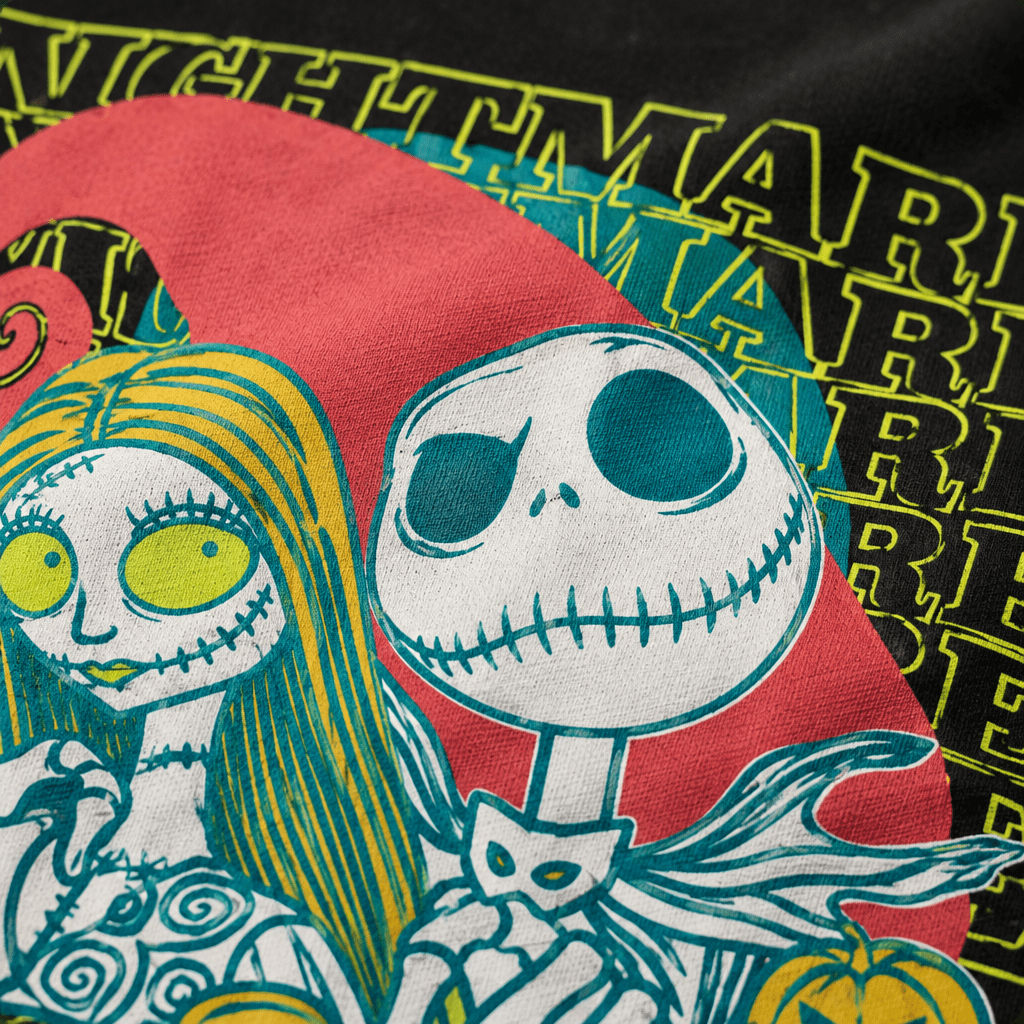 Nightmare tee macro print detail